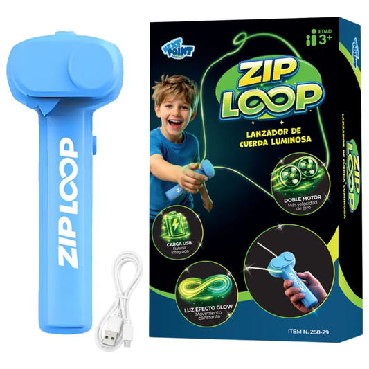 Lanzador de Cuerda con Luz Zip Loop