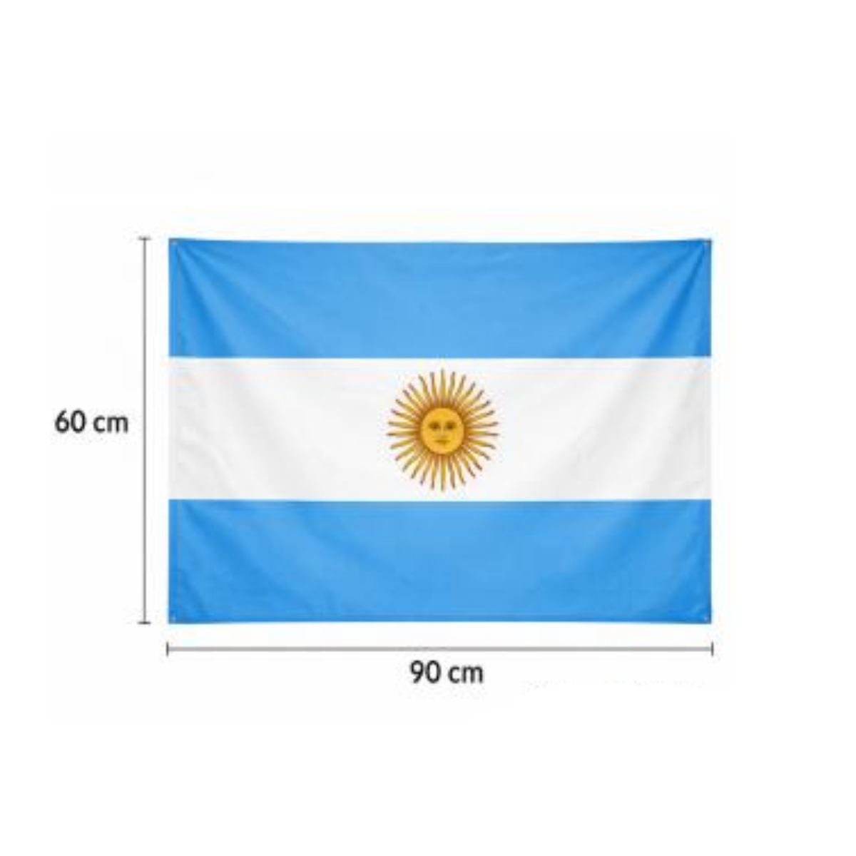 Bandera Tela Argentina - Vista 2
