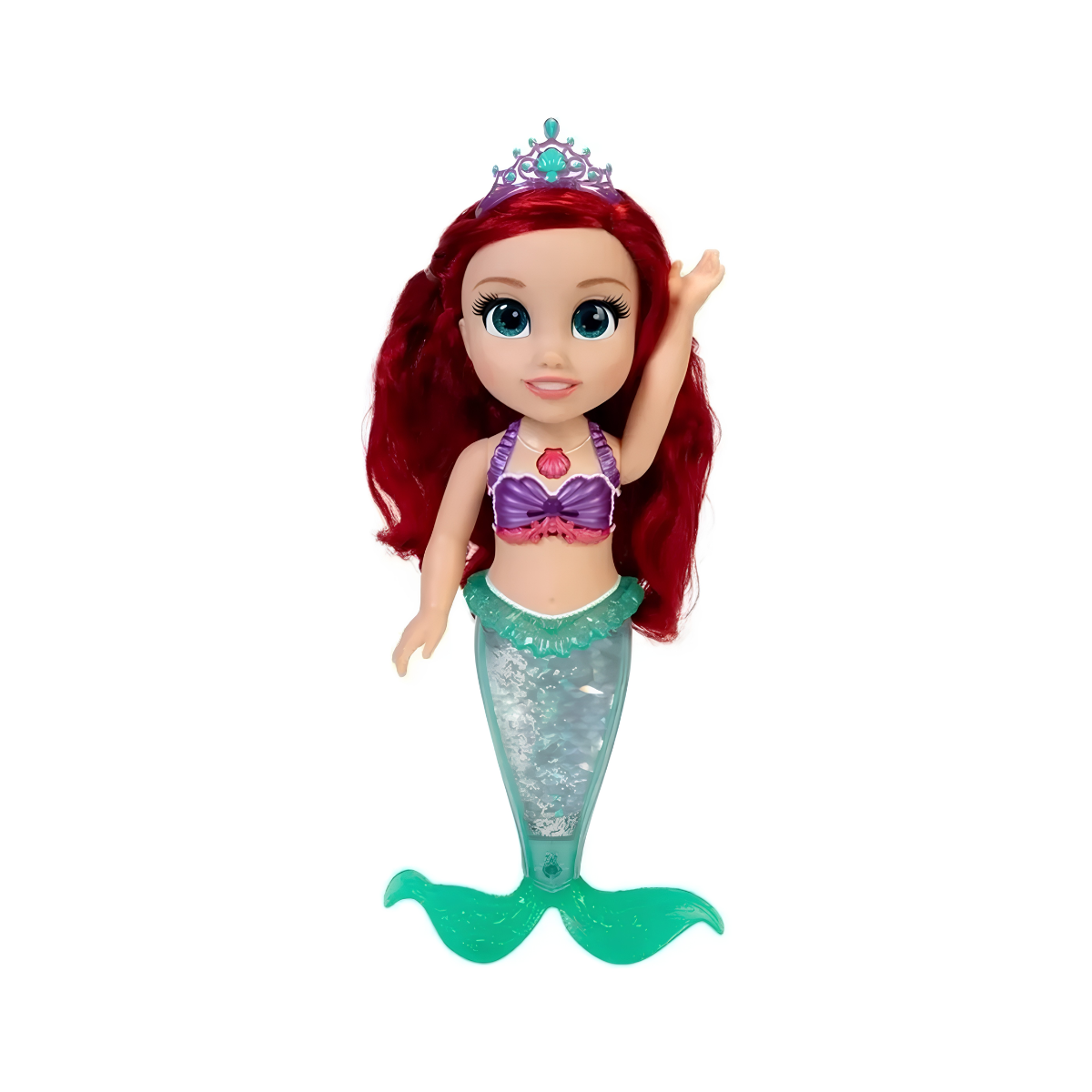 Muñeca Disney Princesa Ariel Canta y Brilla 35 Cm