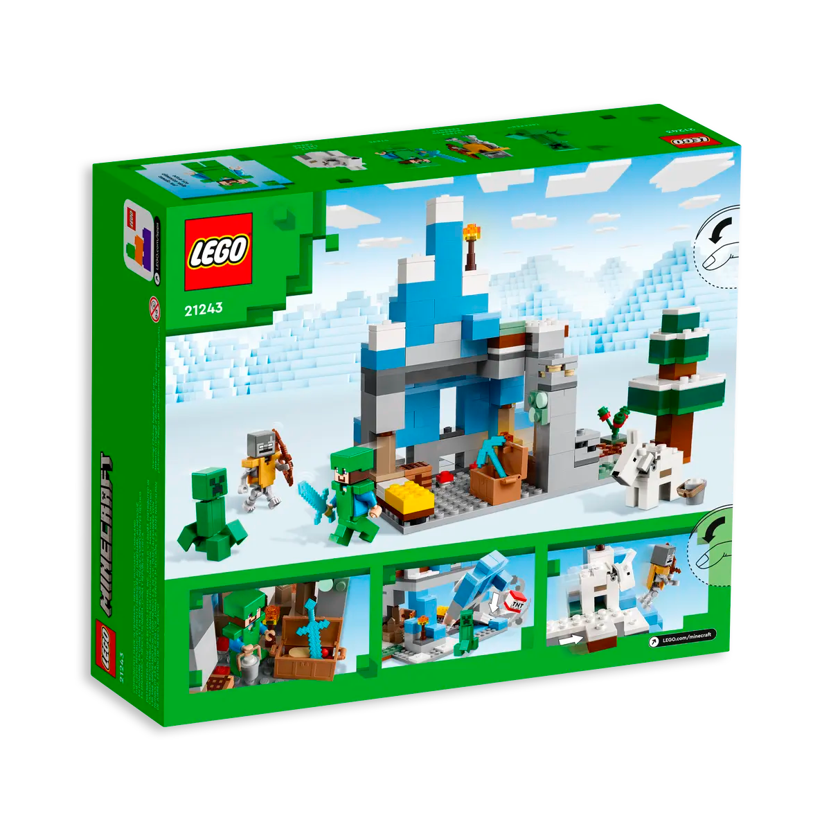 Lego Minecraft Los Picos de Hielo
