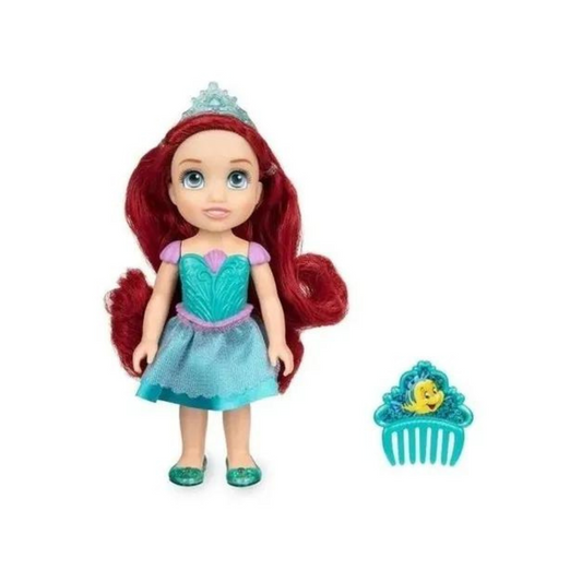 Muñeca Princesas Ariel Articulada Con Accesorios Tapimovil