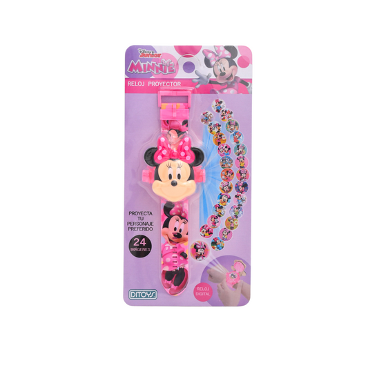Reloj Proyector Minnie Ditoys
