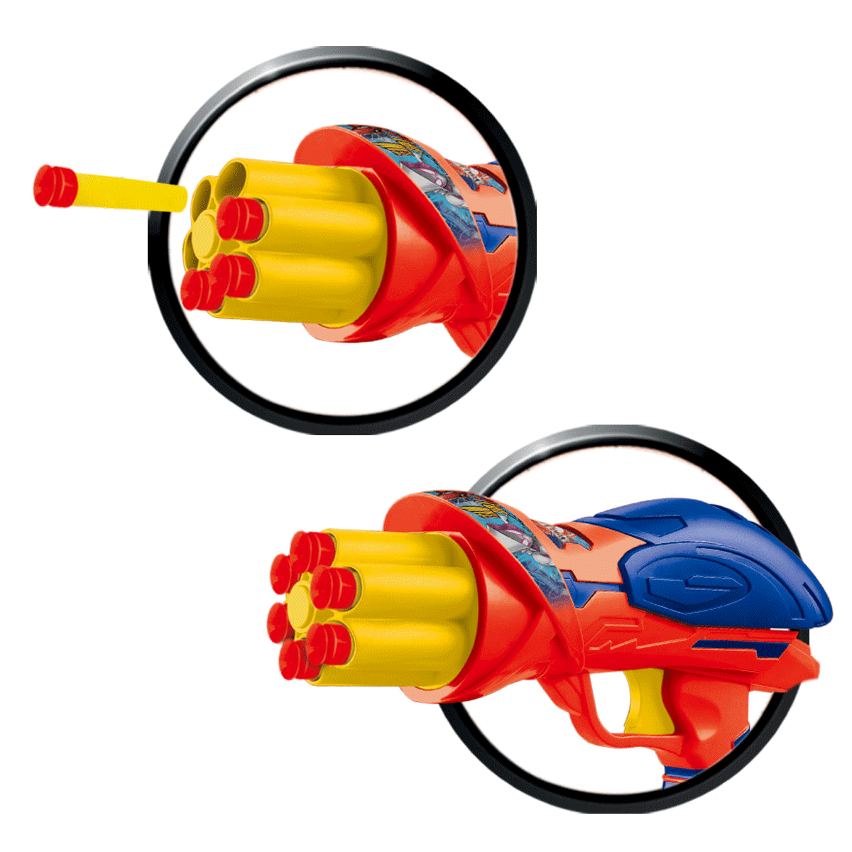 Pistola Spiderman Shooter Break 6 Dardos