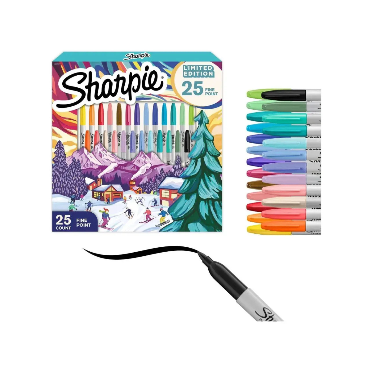 Set de Marcadores Sharpie Fine Special Pack x 25 Colores