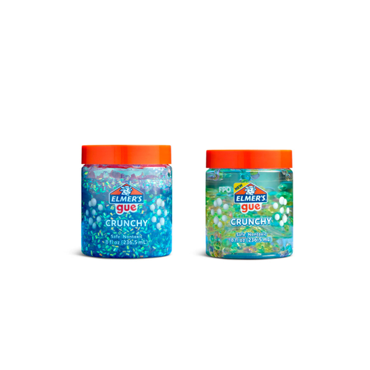 Slime Prefabricado Elmer's Gue Crunchy Variety Pack x 2