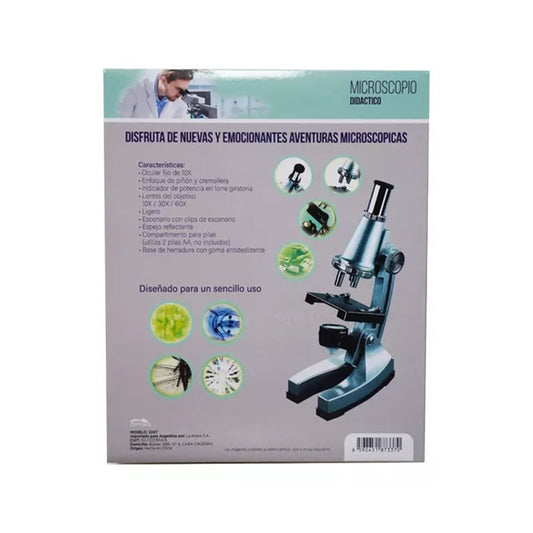 Microscopio Didáctico 600X