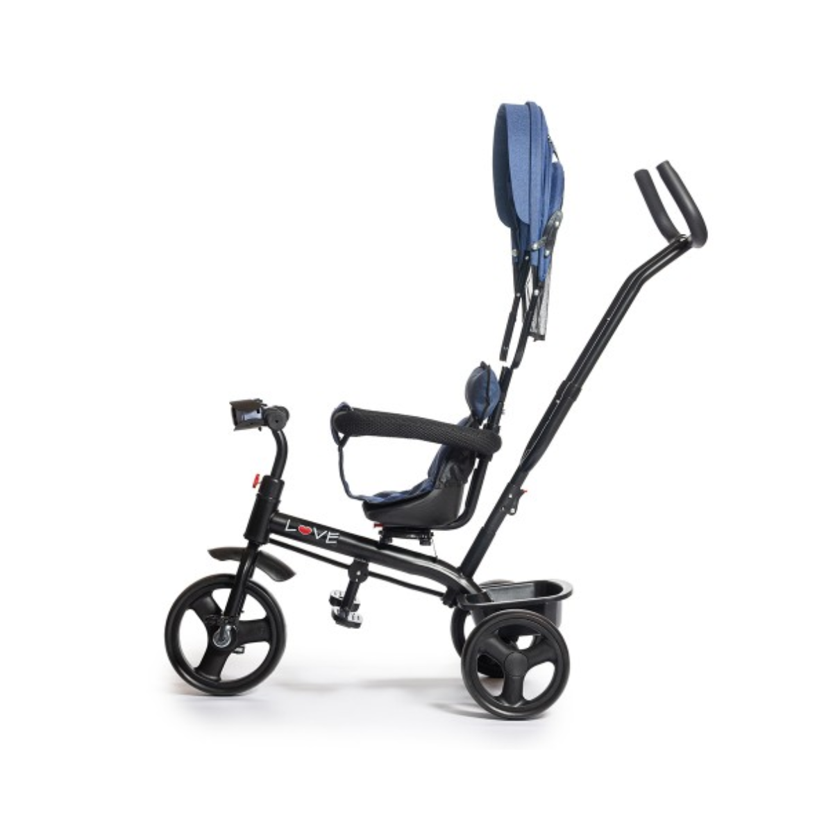 Triciclo Giro 360° Azul Con Música Y Luz Love Baby First