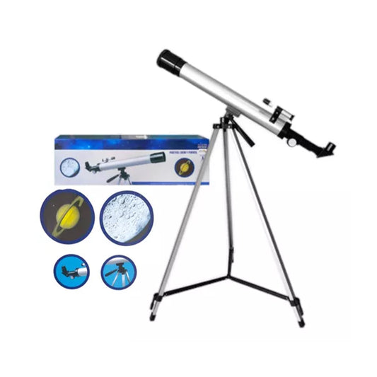 Telescopio Refractor Con Trípode Lentes Intercambiables Optiks