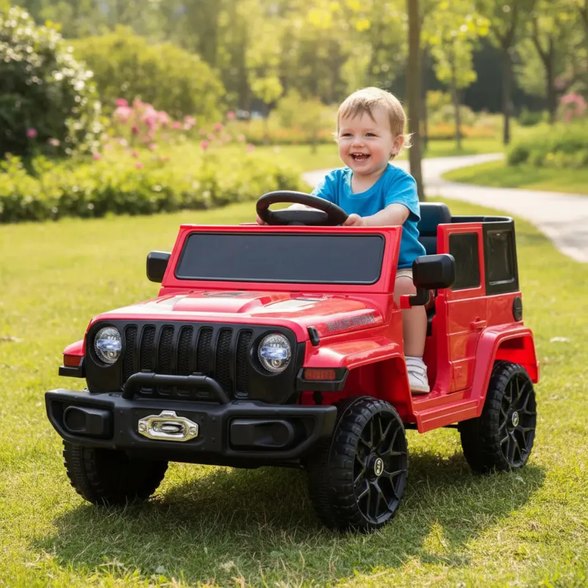 Jeep a Batería Everbright Rojo 6V