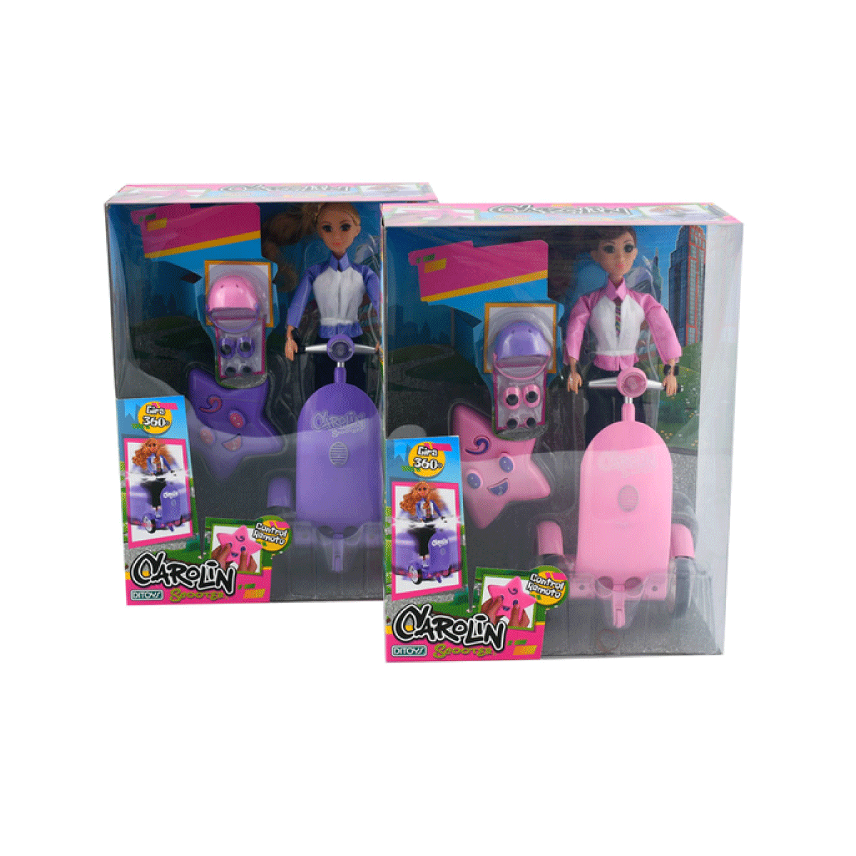 Muñeca Carolin Scooter Ditoys