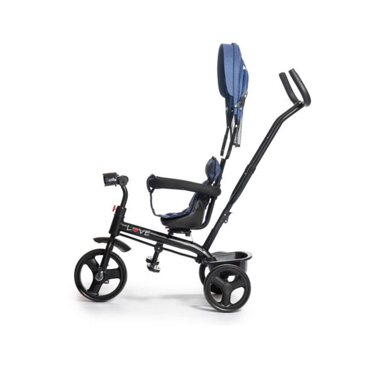 Triciclo Giro 360° Azul Con Música Y Luz Love Baby First