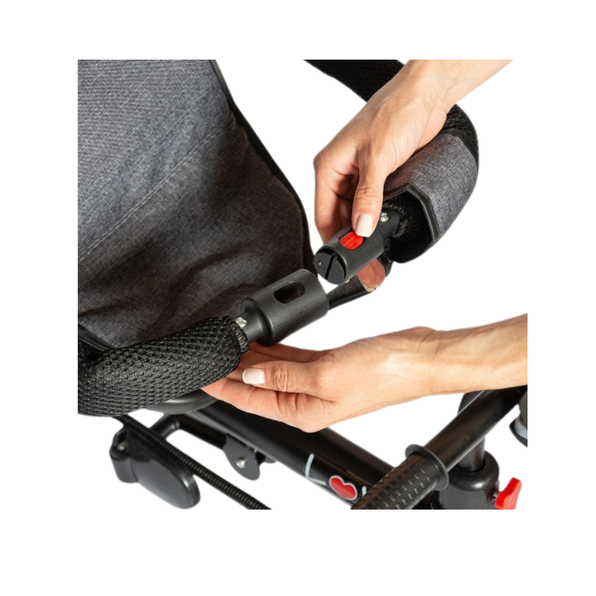 Triciclo Giro 360° Negro Con Música Y Luz Love Baby First
