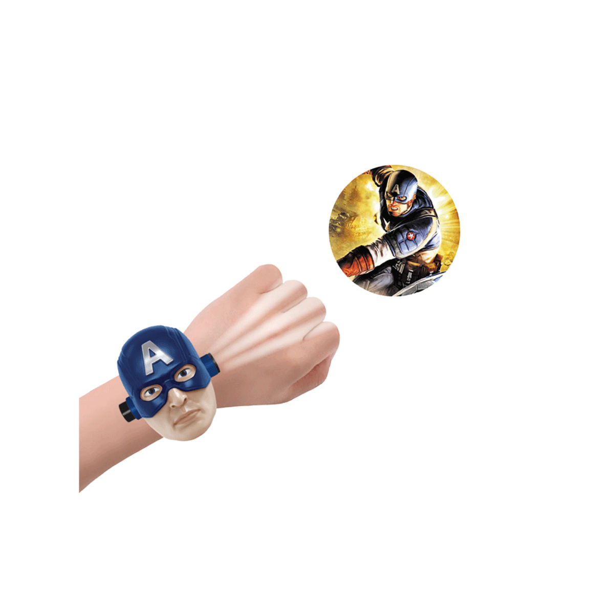 Reloj Proyector Capitán América Avengers Ditoys
