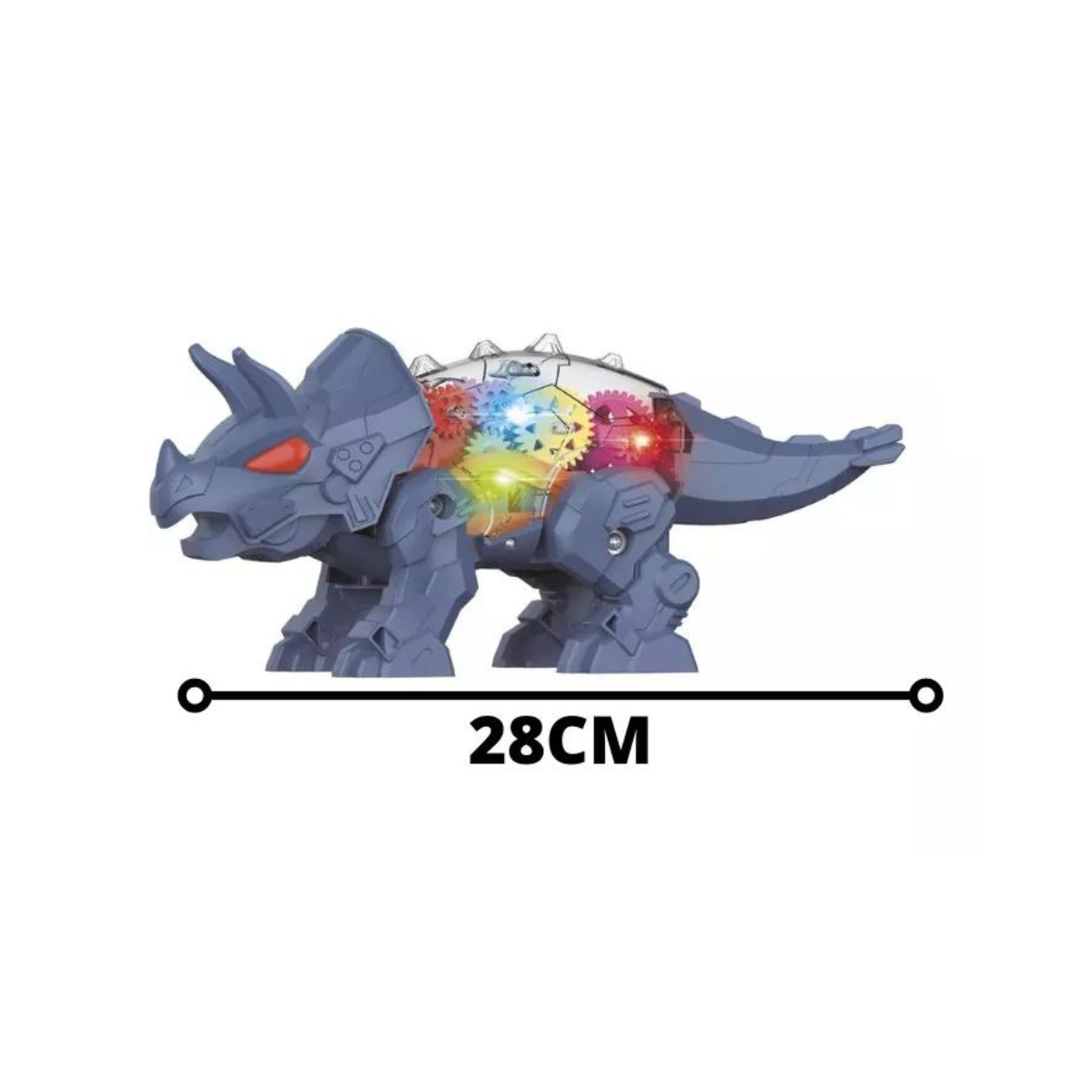 Juguete Dino Engranaje Ditoys Lighting Gears Con Luz Y Sonido