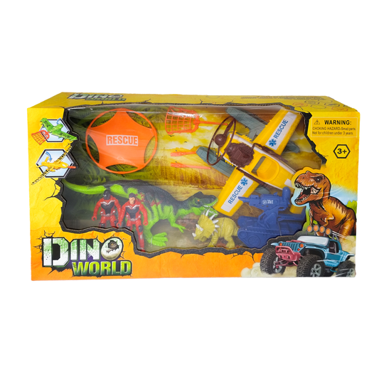 Set Dino World Plane