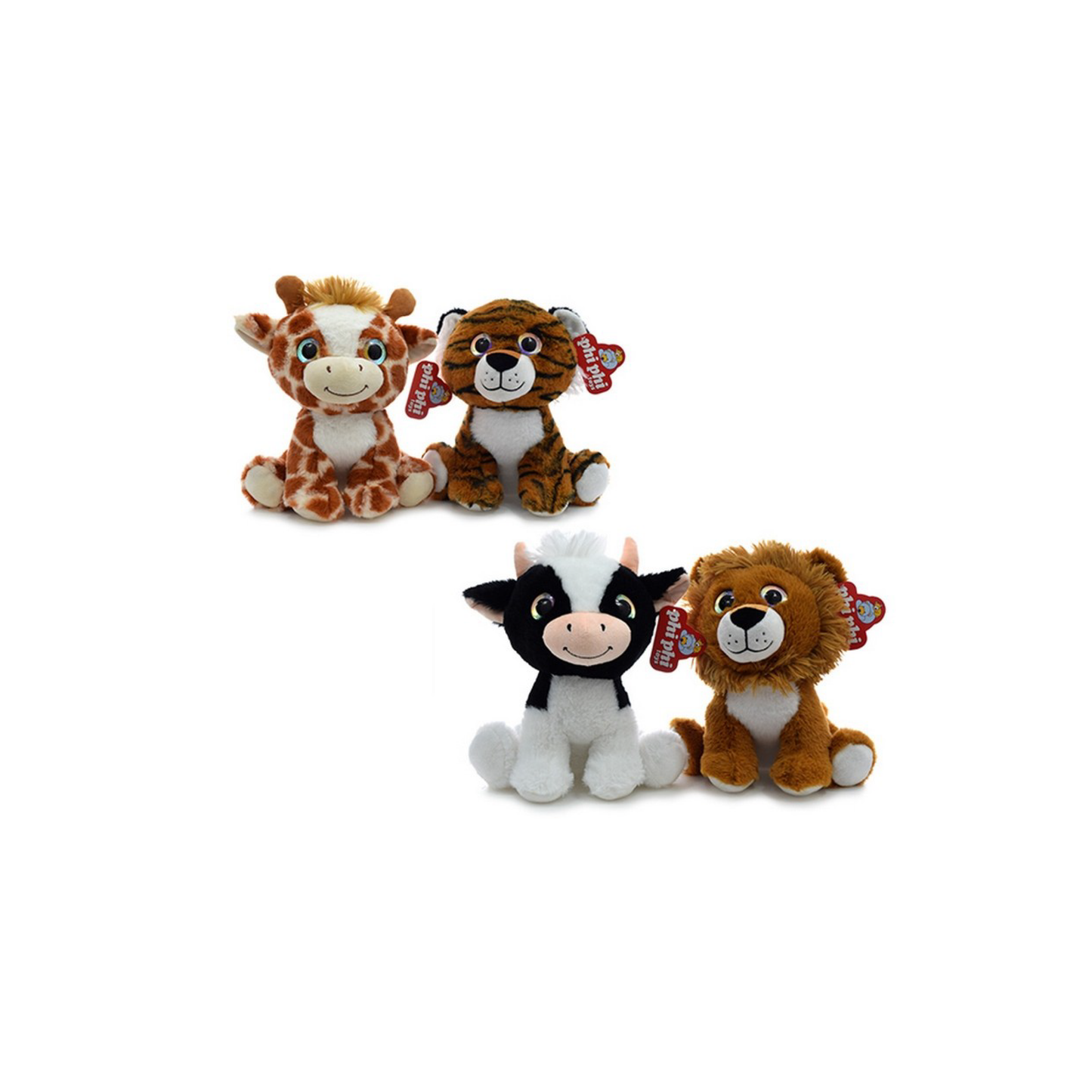 Animales Sentados Ojos Brillosos PhiPhi Toys