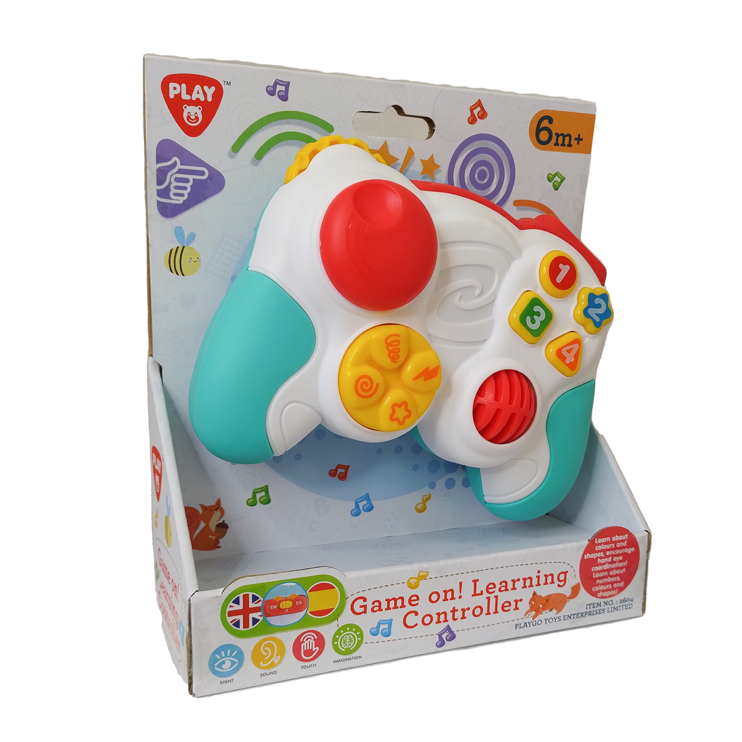 Joystick De Juguete Para Bebe Bilingüe PlayGo