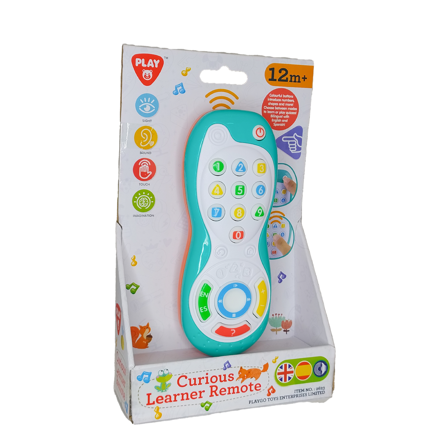 Mi Primer Control Remoto De Juguete Con Luz y Sonido PlayGo