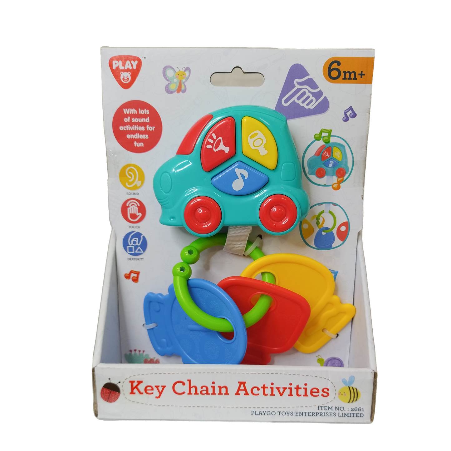 Llavero Con Actividades PlayGo