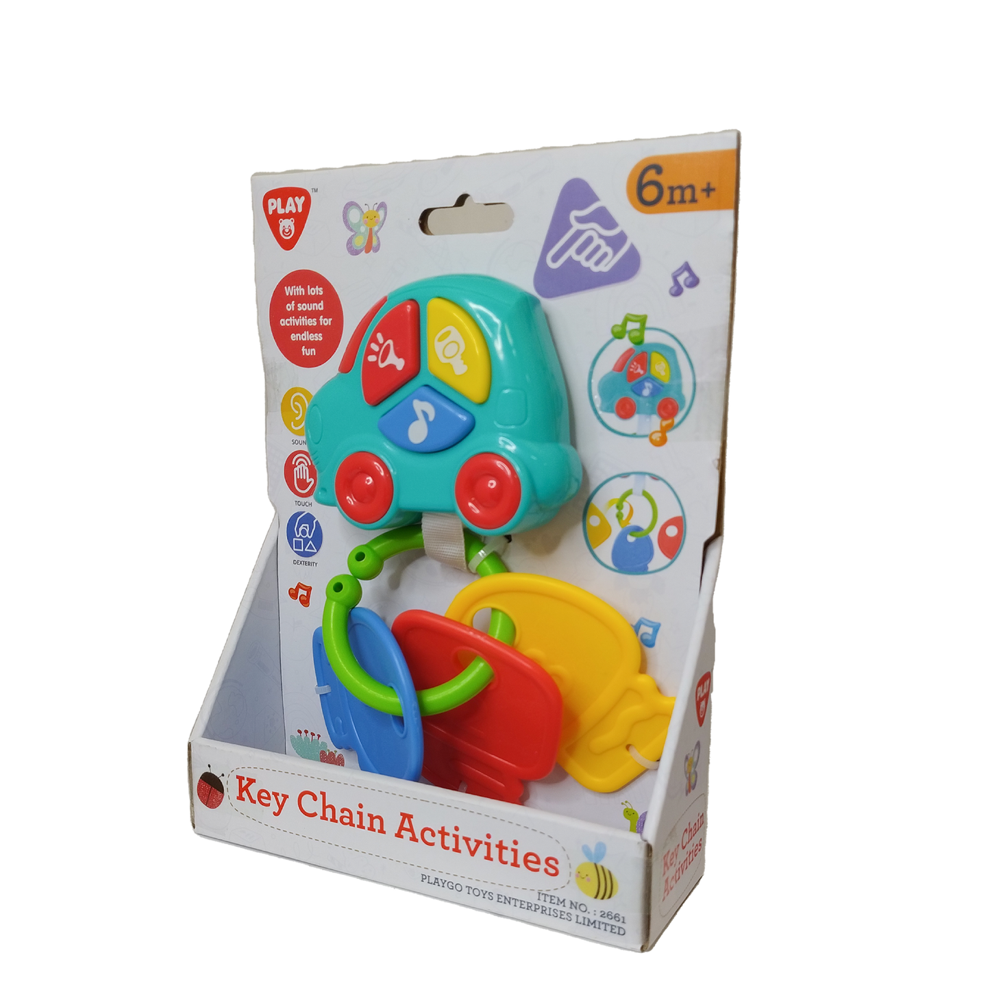 Llavero Con Actividades PlayGo