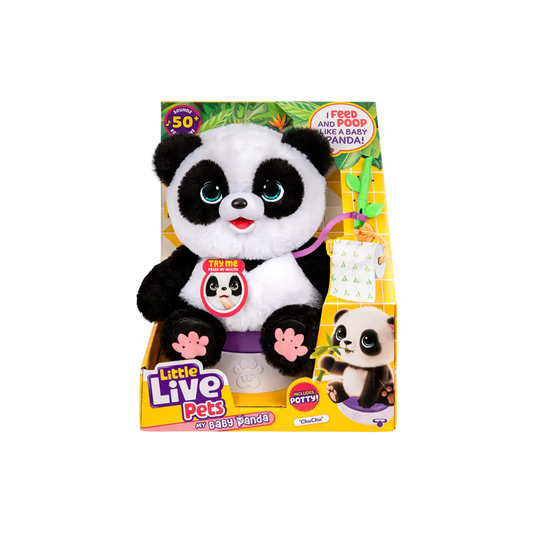 Little Live Pets Baby Panda - ChuChu la Panda Bebé Interactiva