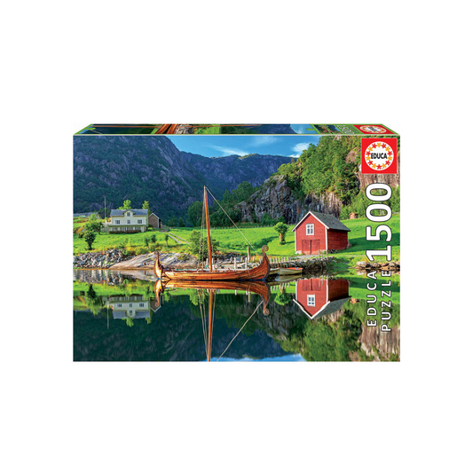 Puzzle Barco Vikingo 1500 Piezas Educa