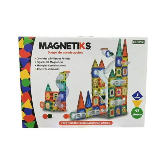Bloques Magnéticos 97 Piezas Ditoys