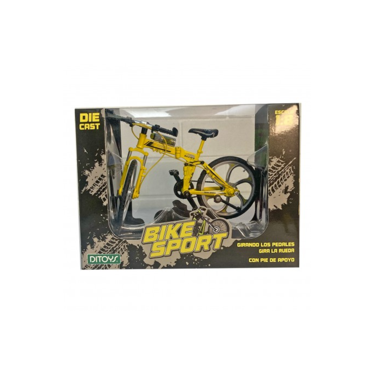 Bike Sport Ditoys - Bicicleta de Juguete con Mecanismo Funcional