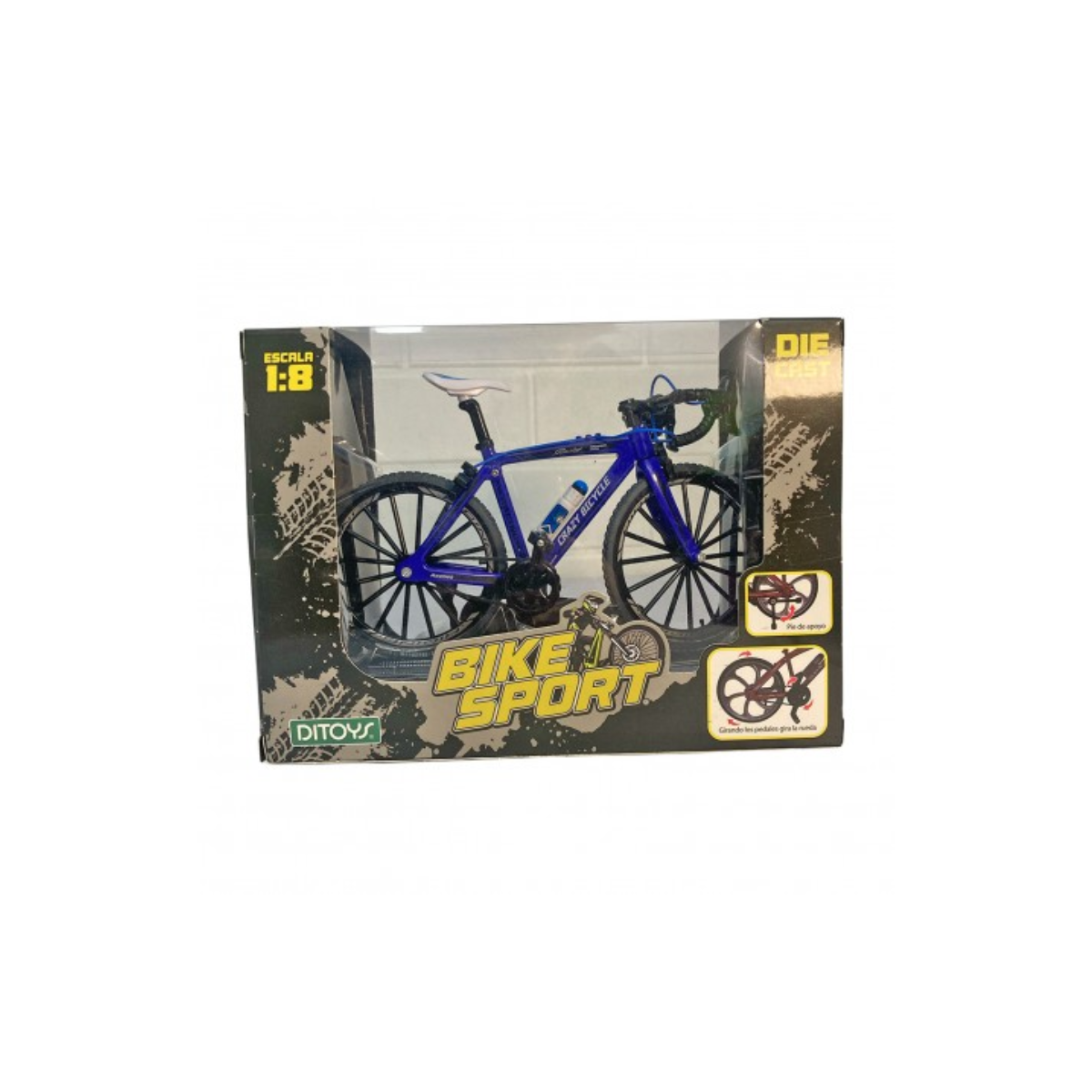 Bike Sport Ditoys - Bicicleta de Juguete con Mecanismo Funcional