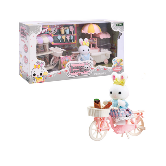 Set Figura Conejo Con Accesorios Bunny Boutique Pop Corn