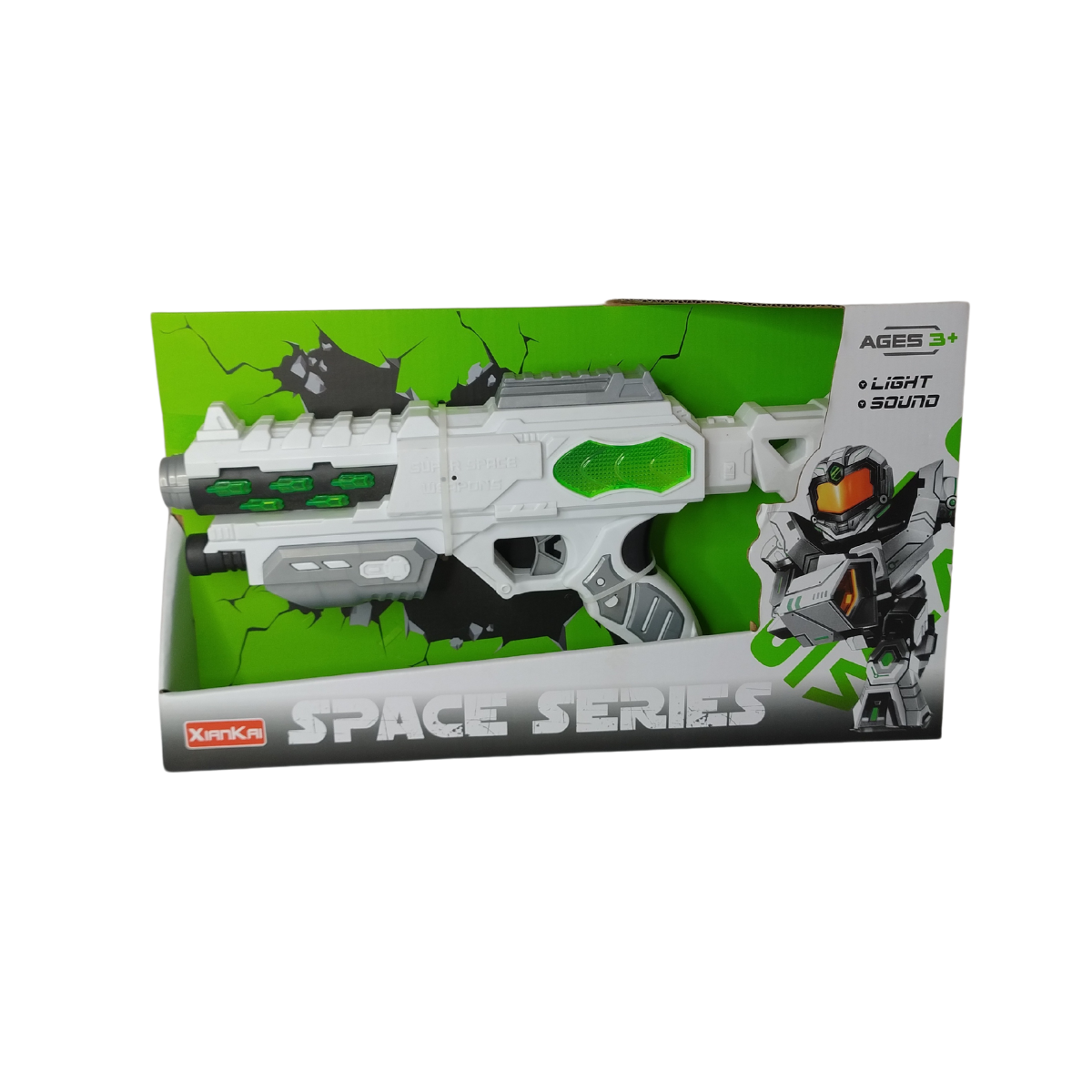 Pistola De Juguete Con Luz Y Sonido Space Gun R