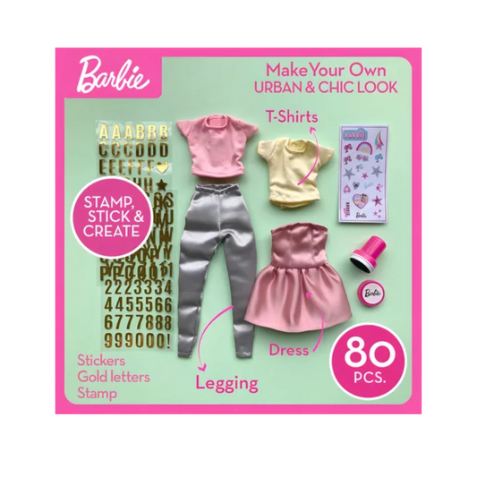 Barbie: Set de Ropa para Diseñar - Look Urbano y Chic
