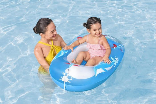 Bote Inflable Diseño De Mar 102x69Cm Bestway