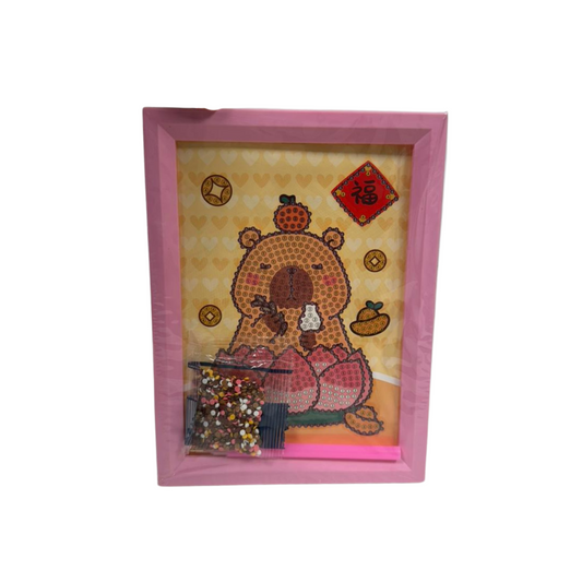 Capybara Cuadro de Diamond Painting