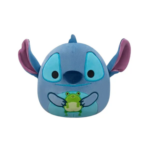Peluche Squishmallows Stich Coleccionable. Hawai, Helado y Rana.