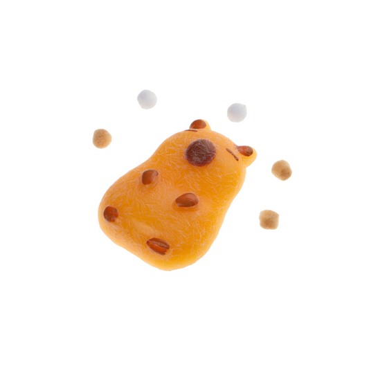 Juguete Antiestrés Squeeze Capybara Con Pelos