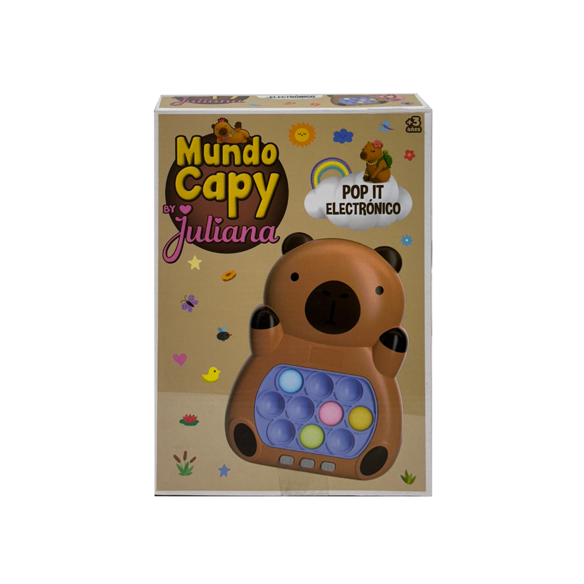 Pop It Electrónico Mundo Capy By Juliana