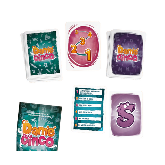 Juego De Cartas Dame Cinco Buró