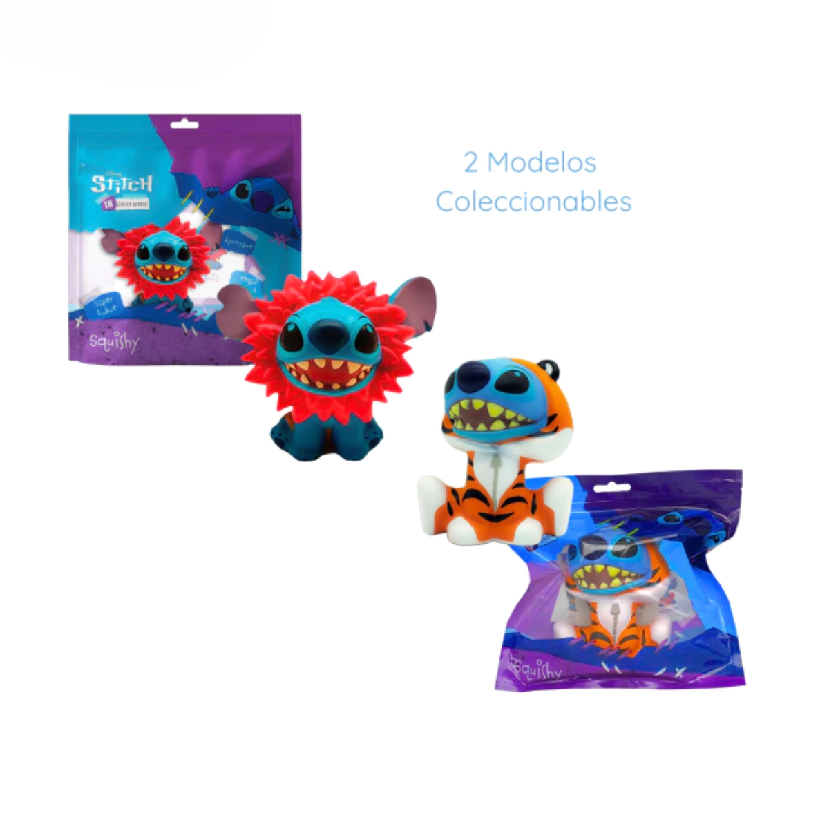 Juguete Squishy Stitch y Lotzo