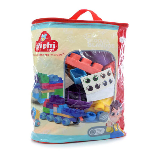 Juego De Bloques Soft 80 Piezas Phi Phi Toys