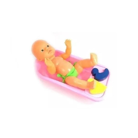 Carrito con Bañadera y Bebe