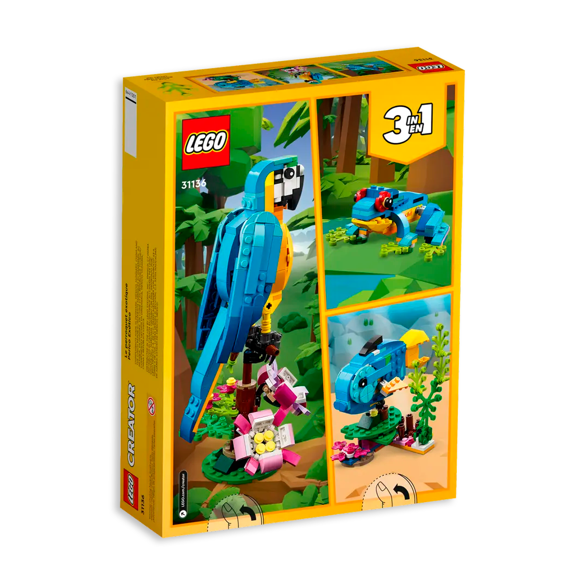 Lego Creator 3 en 1 Loro Exótico