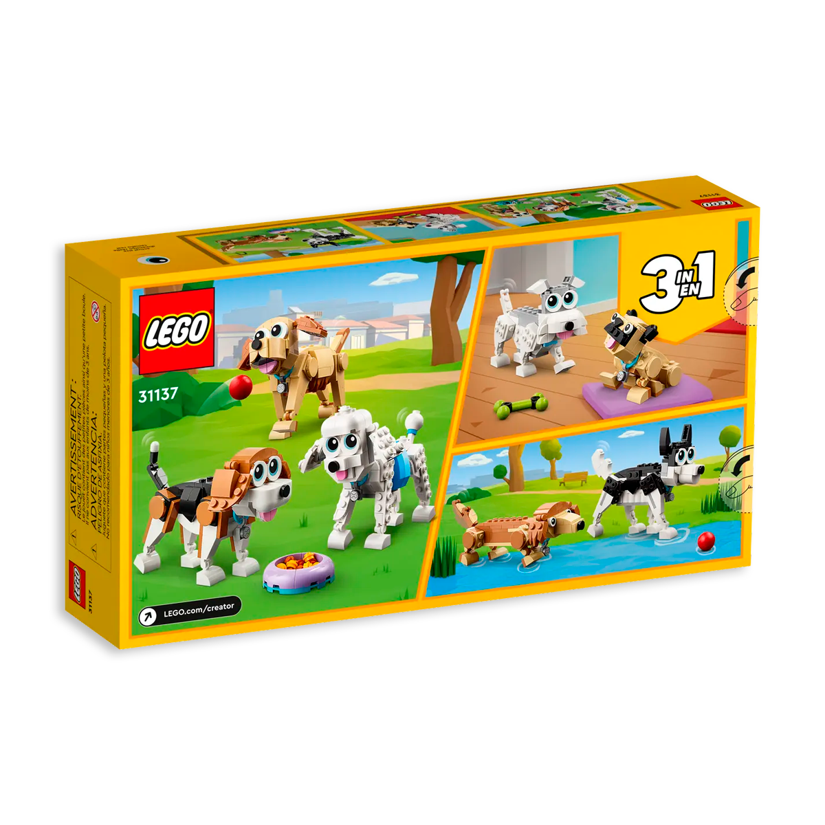 Lego Creator 3 en 1 Perros Adorables