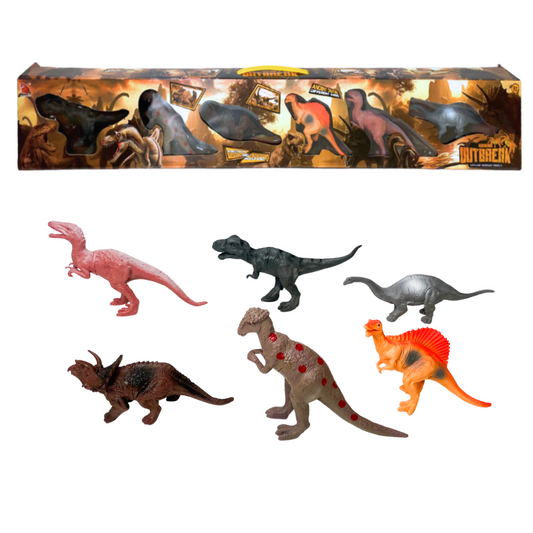 Set Dinosaurio 6 Unidades