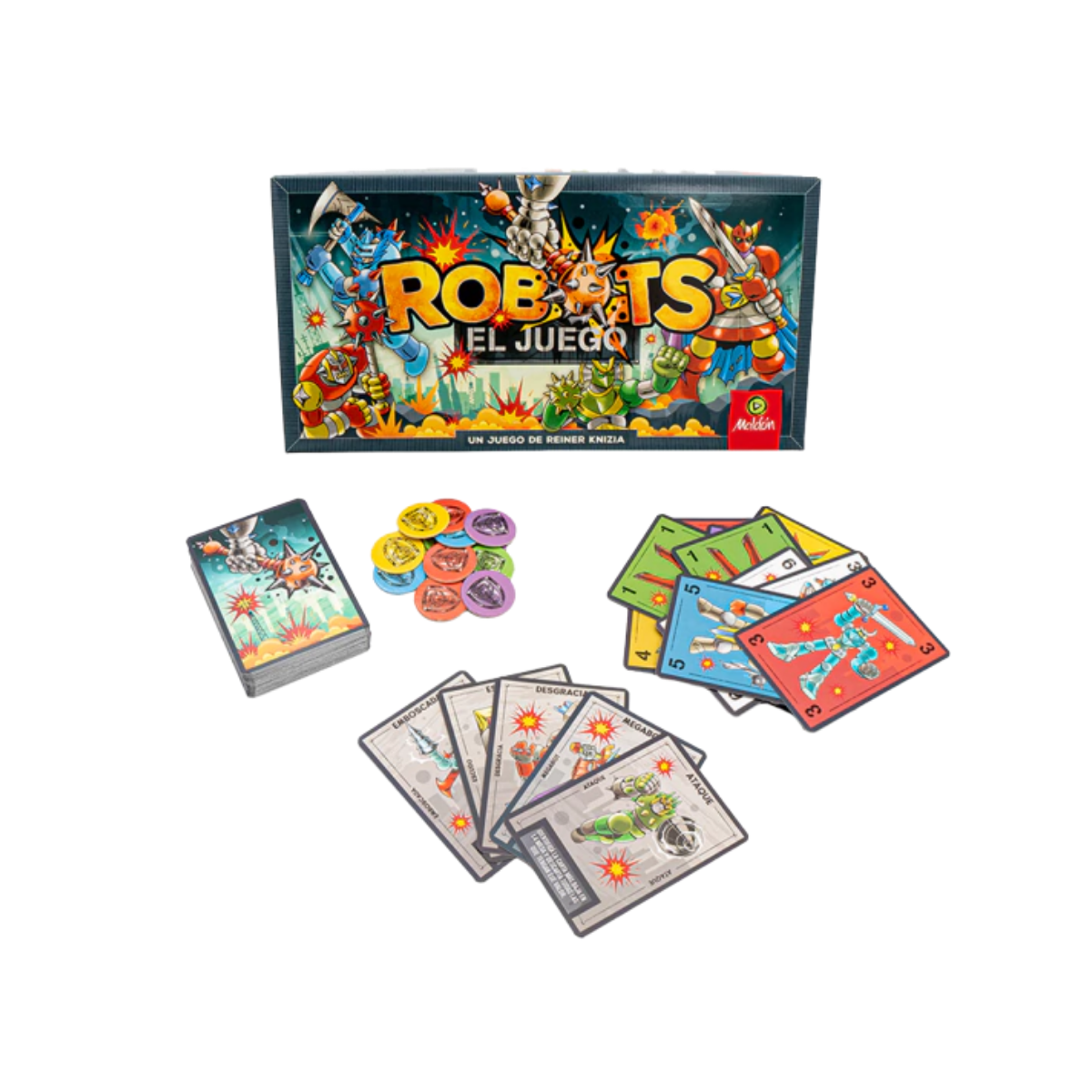 Juego de mesa de cartas Robots Maldon