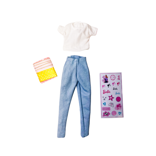 Barbie Set Ropa De Muñecas Para Diseñar Casual Look
