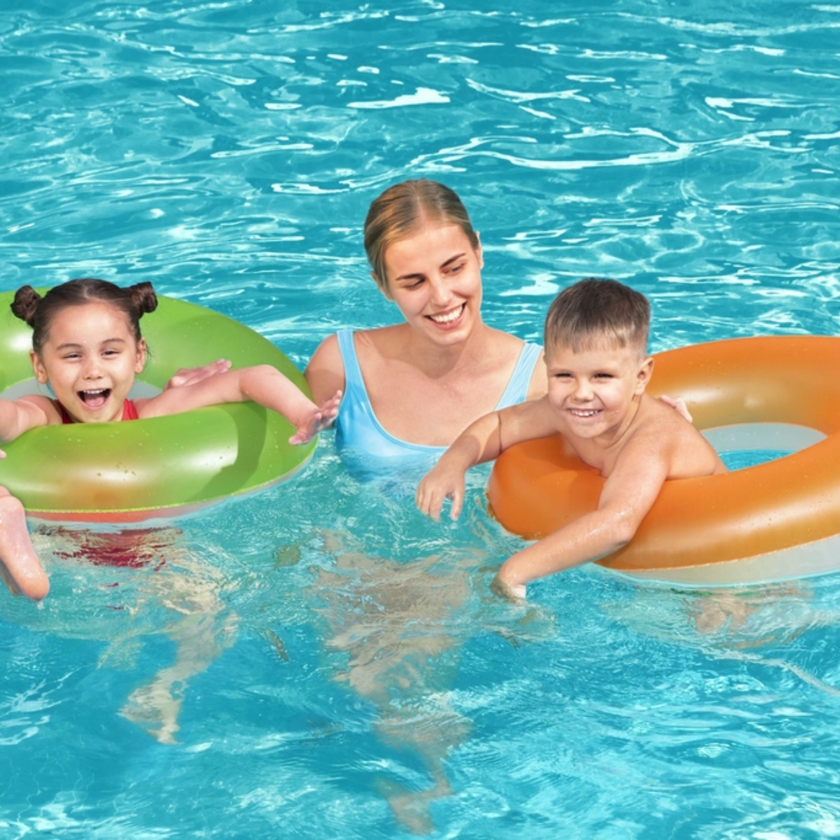 Salvavidas Flotador Circular de Colores 76 cm para Niños