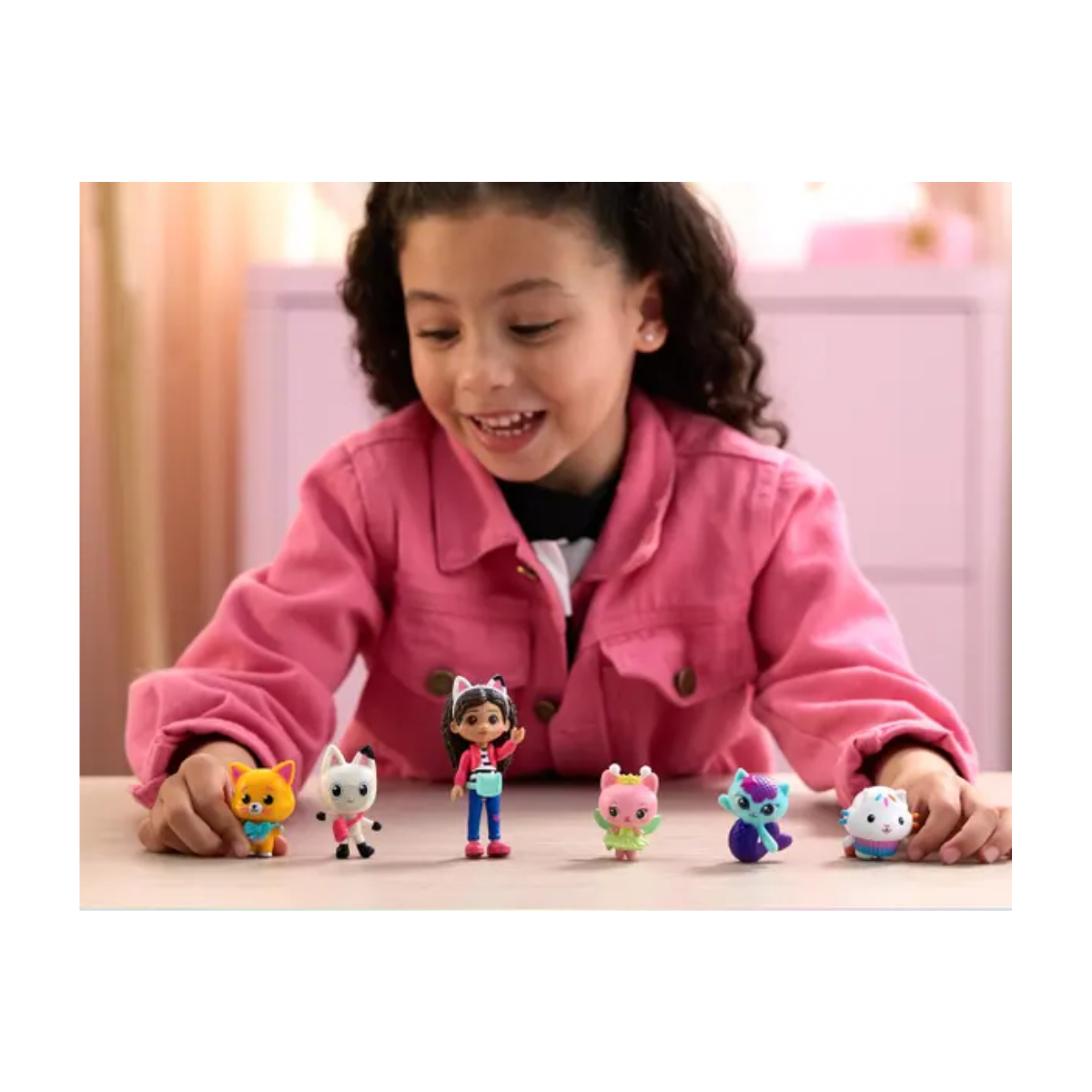 Gabby’s Dollhouse Cat-Venture Crew Pack - Set de 6 Figuras y 5 Accesorios (11 Piezas)