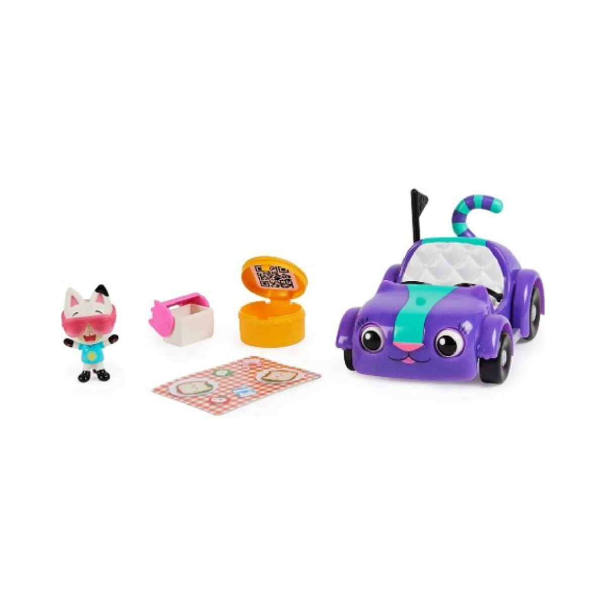 Casa De Muñecas De Gabby - Coche Picnic Carlita Y Pandy Patas