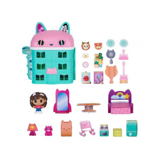 Mini Casa De Muñecas Gabby Con Accesorios